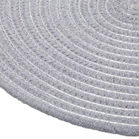 Set de table rond tressé ondulé style moderne