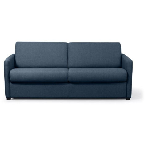 Canapé Convertible 3 Places "Aly" 178cm Bleu Foncé (1/5)