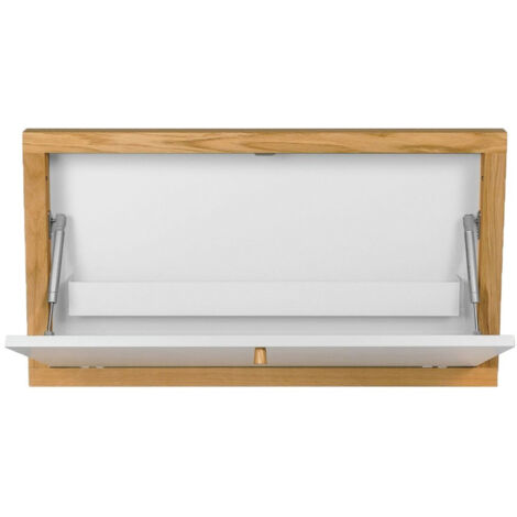 Bureau Mural Design "Brenta" 74cm Blanc (1/5)