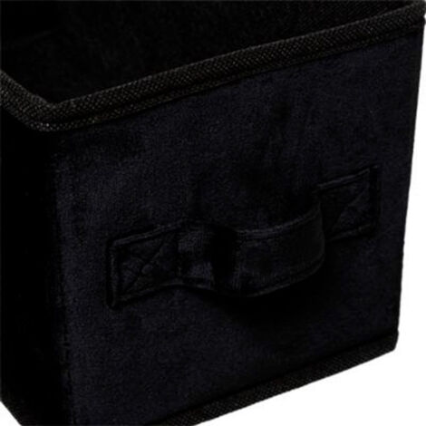 Cestino Portaoggetti 5five In Tessuto Screziato Grigio Chiaro – Modul, 15x31x15 Cm, In Polipropilene E Cartone - 3