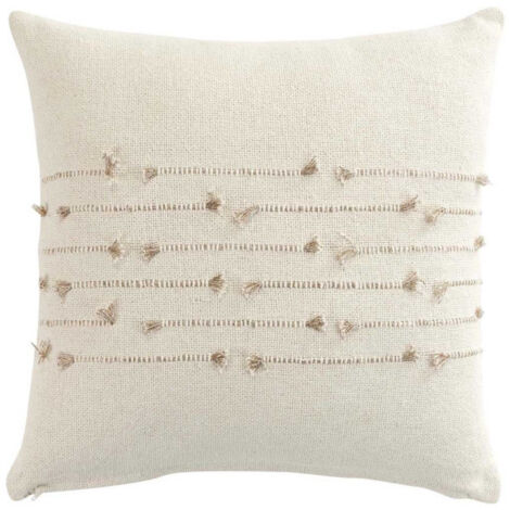 Coussin Déco "Golden Sunset" 40x40cm Naturel (1/3)