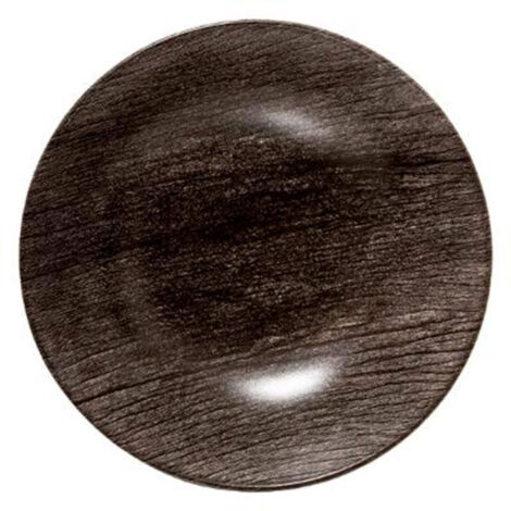 Lot de 6 Assiettes Creuses "Vie Sauvage" 20cm Noir