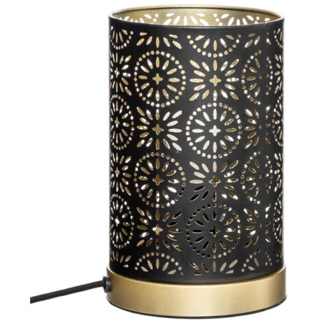 Lampe à Poser Design "Gypsy" 21cm Noir (1/3)