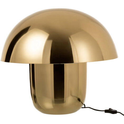 Lampe à Poser Design "Champignon" 50cm Or (1/3)