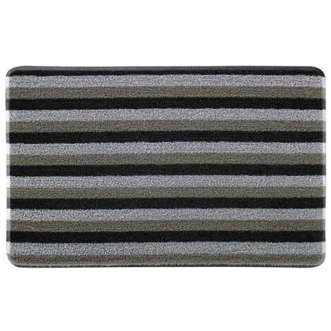Tapis Rectangle Déco "Marvin" 45x75cm Gris (1/2)