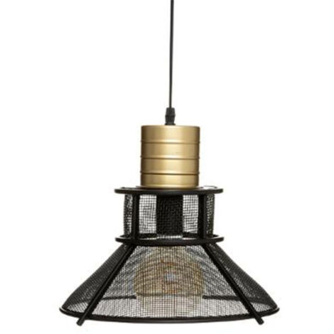 Lampe Suspension Design "Rodo" 35cm Noir (1/4)