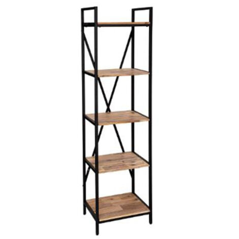 Étagère 5 Niveaux Design "Edena" 180cm Naturel (1/4)