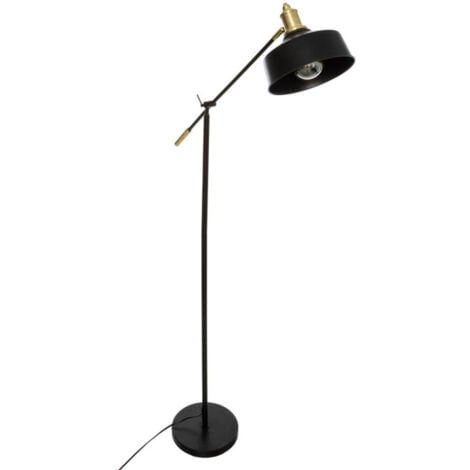 Lampadaire Arc Design "Flower" 155cm Noir