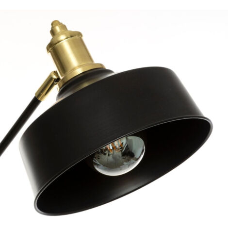 Lampadaire Arc Design "Flower" 155cm Noir