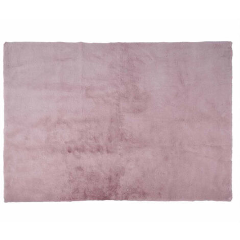 Tapis Imitation Fourrure "Fin" 120x170cm Rose (1/4)