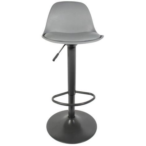 Lot de 2 Tabourets de Bar "Isak" 104cm Gris