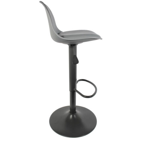 Lot de 2 Tabourets de Bar "Isak" 104cm Gris