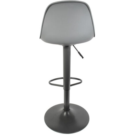 Lot de 2 Tabourets de Bar "Isak" 104cm Gris