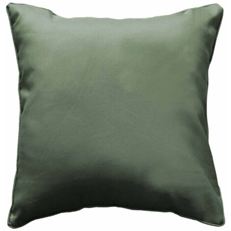 Coussin Carré Déco "Essentiel" 60x60cm Kaki (1/3)