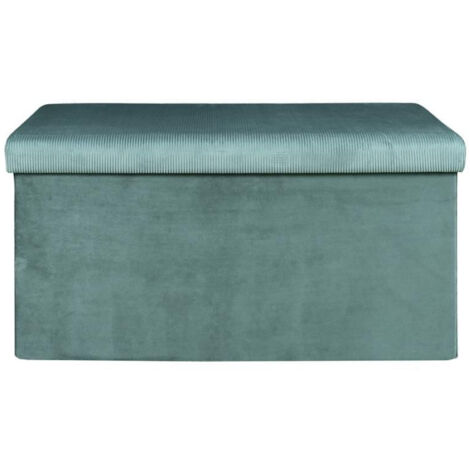 Banc & Coffre de Rangement "Giulia" 77cm Bleu (1/3)