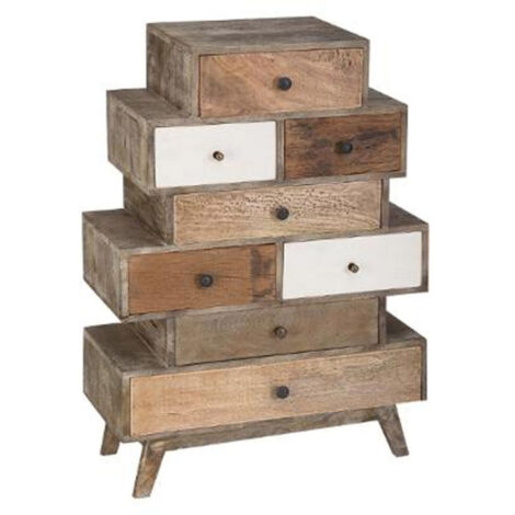 Commode Design 8 Tiroirs  "Koval" 107cm Naturel (1/3)