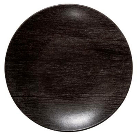 Lot de 6 Assiettes à Dessert "Vie Sauvage" 20cm Noir (1/2)