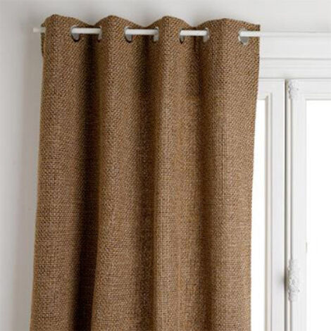Atmosphera – Rideau à œillets maille 'Wild' 140x260cm en polyester – Motif moderne et élégant pour décoration intérieure (1/3)