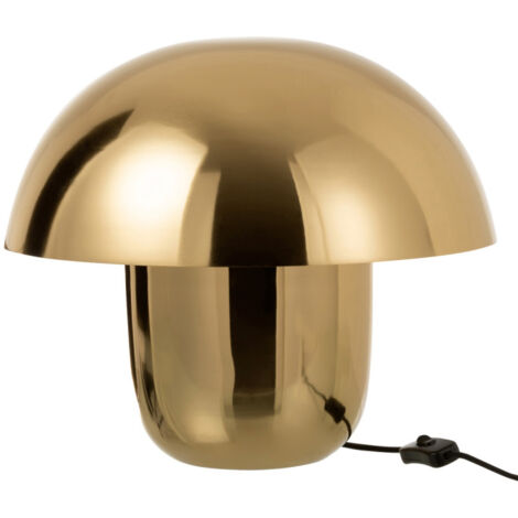 Lampe à Poser Design "Champignon" 40cm Or (1/4)