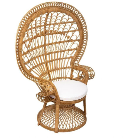 Fauteuil en Rotin Design "Gypsy" 150cm Naturel (1/5)