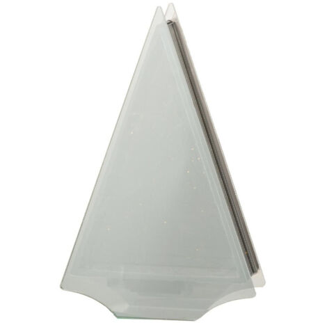 Décoration Lumineuse Led "Triangle" 30cm Gris & Or (1/4)