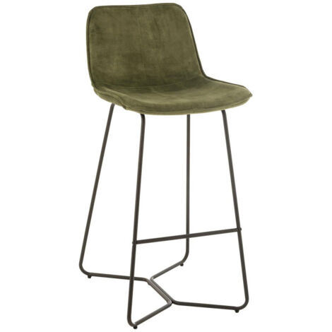 Chaise de Bar Design "Laurent" 103cm Vert (1/5)