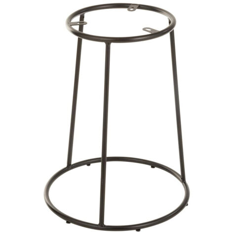 Support pour Tabouret Métal "Hemera" 55cm Noir (1/2)