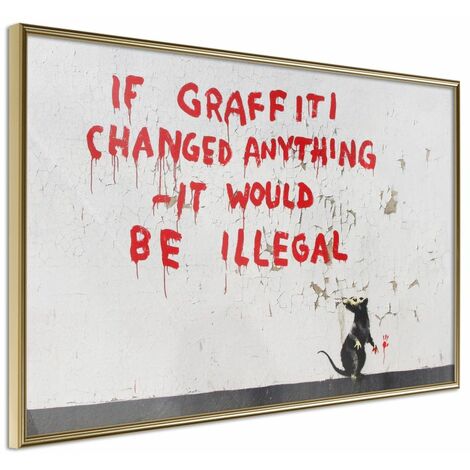 Affiche Murale Encadrée Banksy Festival
