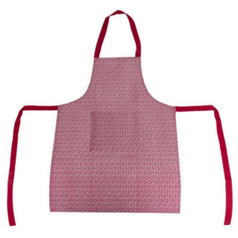 Tablier de Cuisine Imprimé "Olia" 80cm Rouge (1/2)
