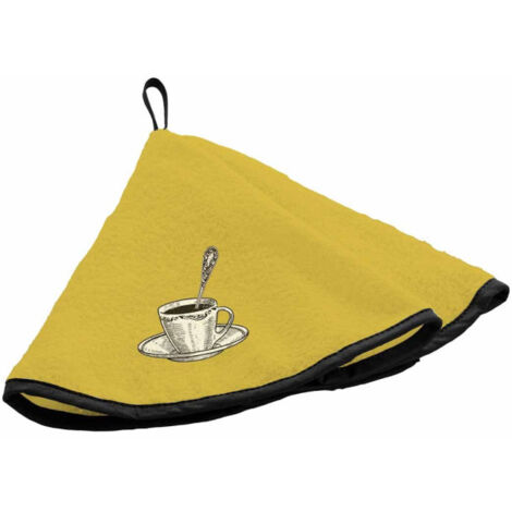 Essuie-Main en Éponge "Tasse" 60cm Jaune (1/2)