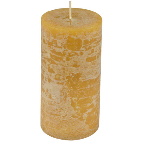 Bougie Pilier Jaune Citron Bougies Wenzel Bougies PURE 9070mm Fr 23991