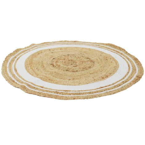 Tapis Rond Déco Western - Impression Chapeau Cowboy Et Bottes - Antidérapant, Doux - 80 Cm Diamètre - Pour Chambre Enfant, Salon - 2