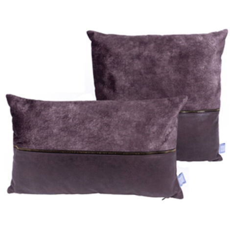 Lot de 2 Coussins Déco "Picco" 30x50cm Gris (1/5)