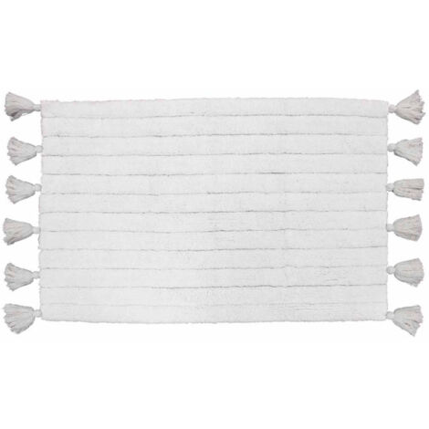 Tapis de Salle de Bain "Minatis" 50x80cm Blanc (1/5)