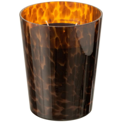 Bougie Parfumée "Noa" 16cm Bois de Santal Marron (1/4)