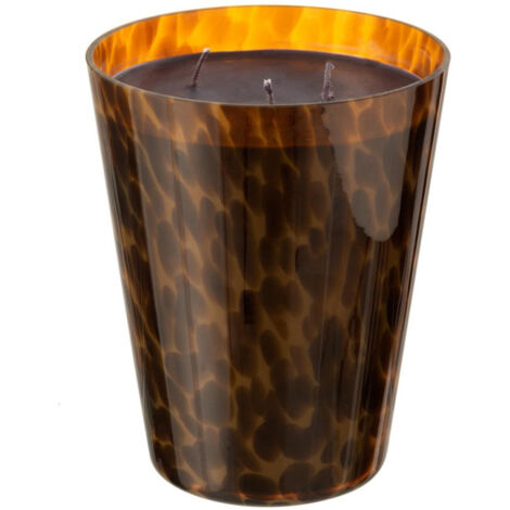 Bougie Parfumée "Noa" 20cm Bois de Santal Marron (1/4)