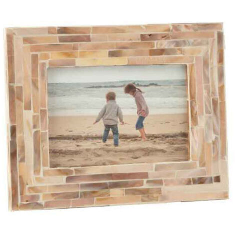 Cadre Photo en Bois Déco "Nuye" 10x15cm Beige (1/2)