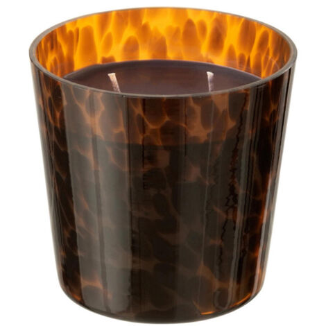 Bougie Parfumée "Noa" 12cm Bois de Santal Marron (1/4)