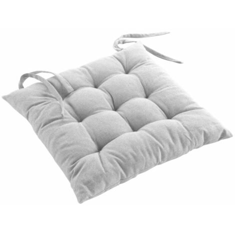 Coussin de Chaise "Mistral" 40x40cm Blanc (1/4)