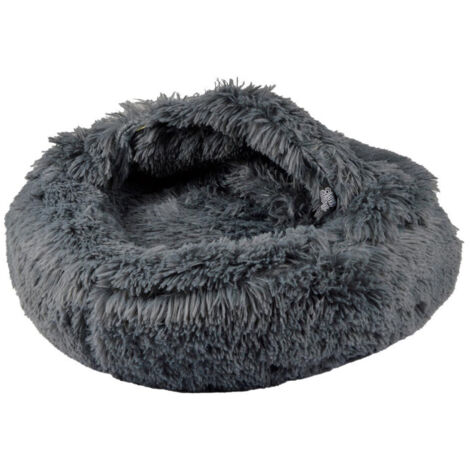 Coussin pour Chien & Chat "Fluffy" 55cm Anthracite (1/4)