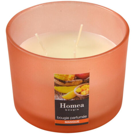 Bougie Verrine Parfumée "Essentiel" 11cm Mangue (1/2)