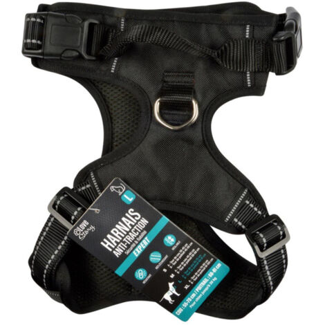 Harnais Anti-Traction Pour Petit Chien Ou Chat - Taille XXS (Noir) - Avec Laisse Réfléchissante - 6