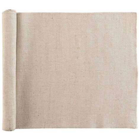 Chemin de Table en Jute "Tessi" 35x140cm Beige (1/4)