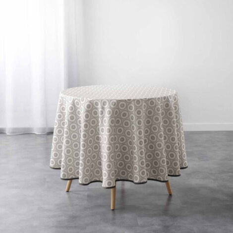 Nappe Antitache Imprimée "Salto" 180cm Naturel (1/3)