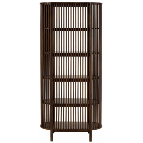 Console 2 Niveaux Gavya En Bois – 160 Cm – Brun Foncé – Neuf