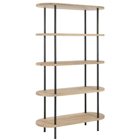 Étagère 5 Niveaux en Bois "Eli" 176cm Naturel (1/5)