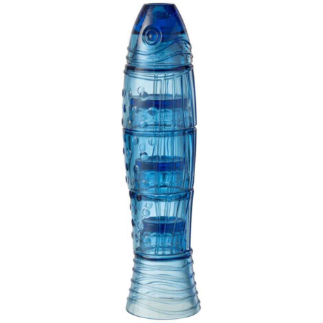 Lot de 4 Verres Design "Poisson" 36cm Bleu (1/3)
