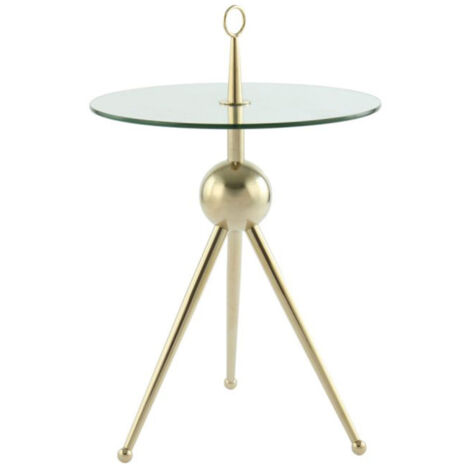 Table d'Appoint Design "Rodriga" 53cm Or (1/4)
