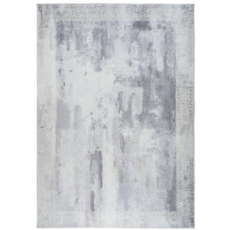 Tapis Vintage Motif Vintage "Galaxy V" Beige & Gris 80 x 150 cm (1/5)