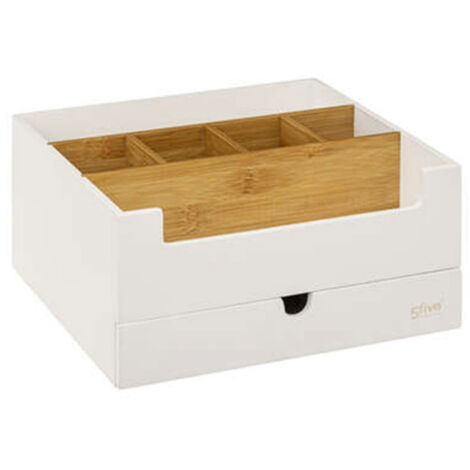 Organiseur 1 Tiroir "Natureo" 26cm Blanc (1/5)